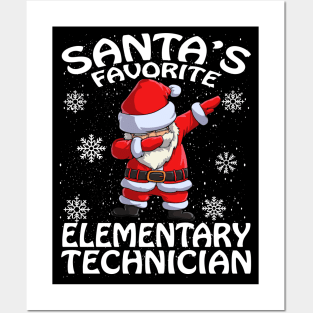 Santas Favorite Elementary Technician Christmas Posters and Art